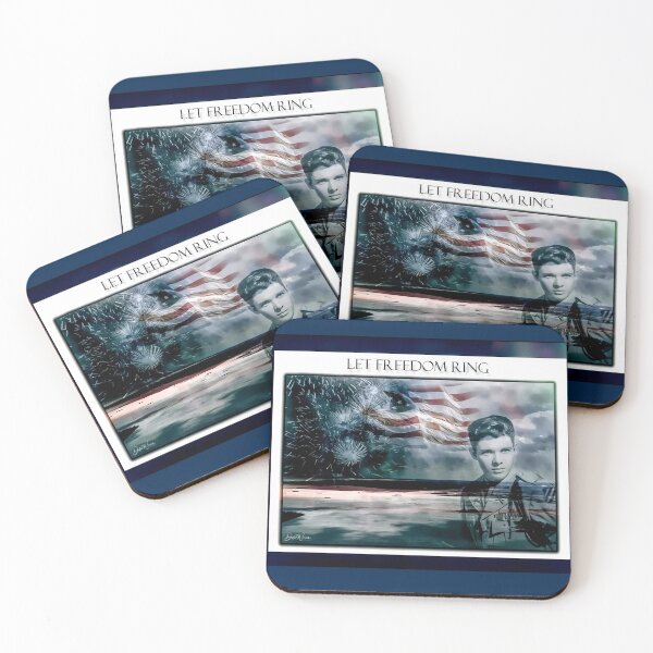 Item preview, Audie Murphy - Let Freedom Ring designed and sold by Dyle Cronenweth-Warren.
