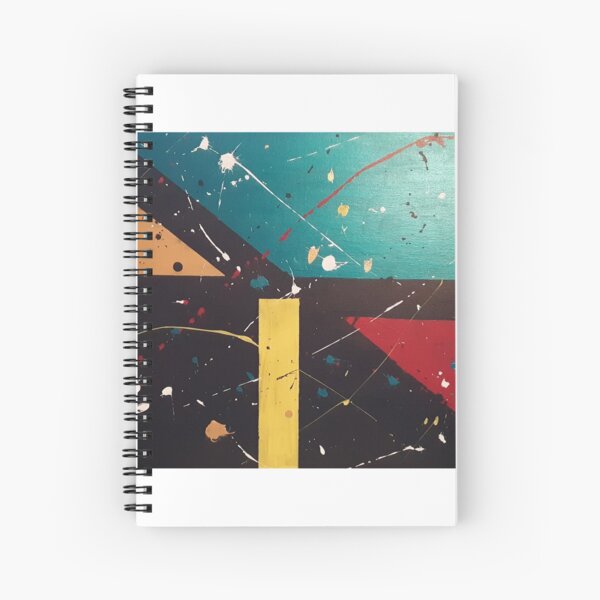 Artsy Inspirational print Spiral Notebook