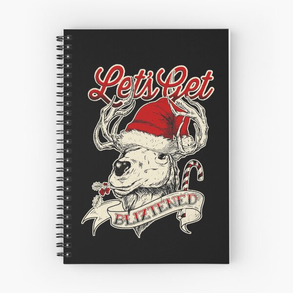 Item preview, Let's Get Bliztened Christmas Reindeer designed and sold by LynHebb.