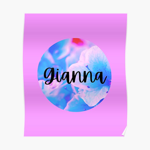 Gianna Posters | Redbubble