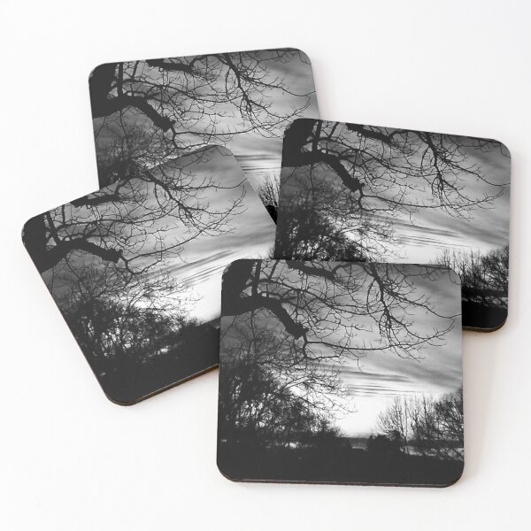 Item preview, Artistic Black and White Sunset Sky designed and sold by Jennifer Church.