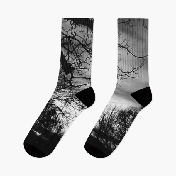 Item preview, Artistic Black and White Sunset Sky designed and sold by Jennifer Church.