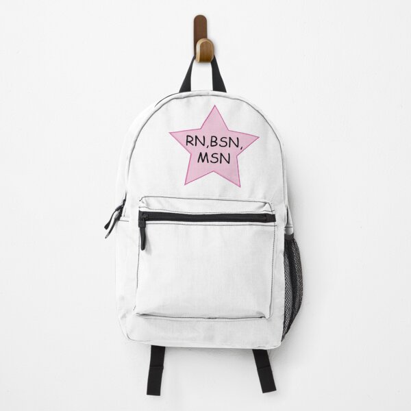 Item preview, Registered Nurse, BSN, MSN with Pink Star designed and sold by ArtsyRabbit.