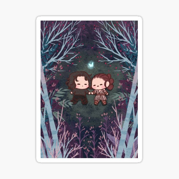 Reylo Napping Sticker