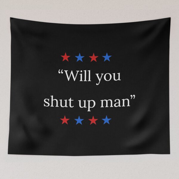 Item preview, "Will you shut up man?" - Biden debate designed and sold by Jamiecsmith1986.
