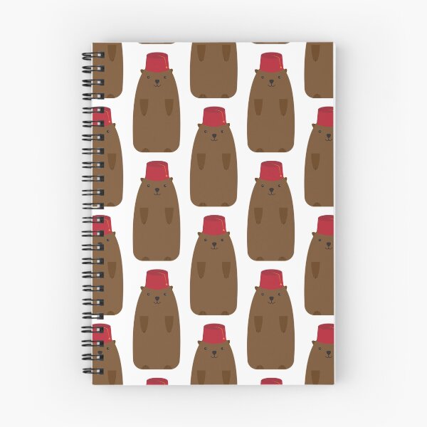 Item preview, Groundhog in a Fez pattern designed and sold by tinyflyinggoats.