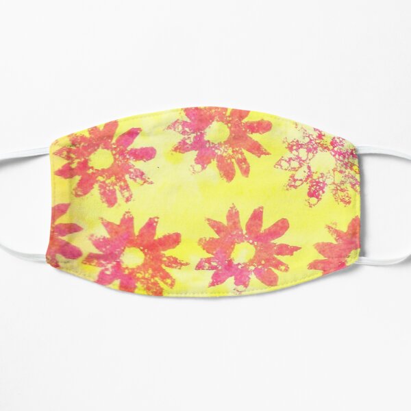 Bright Daisies by Nancy Salus Flat Mask