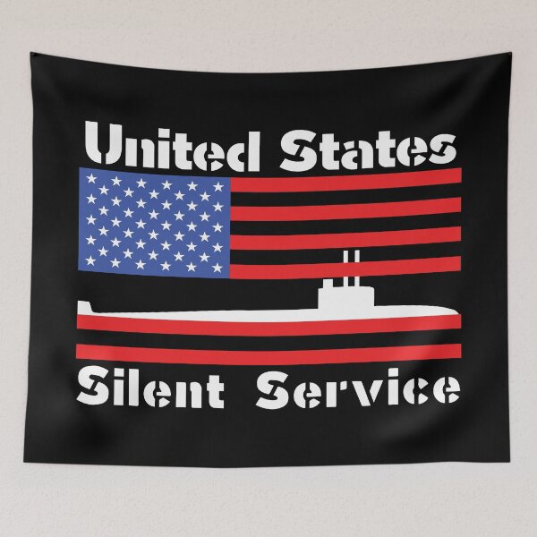 Item preview, United States Silent Service Submarine American Flag 2020W designed and sold by MadMando.