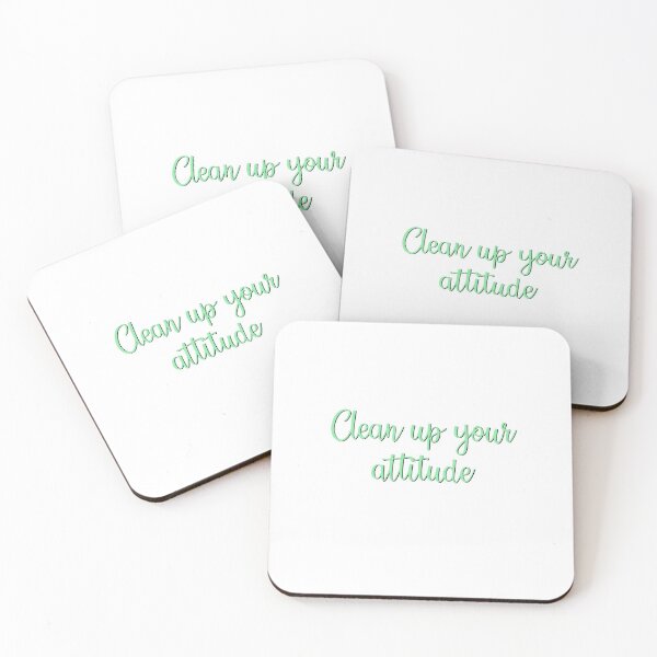 Item preview, Clean up your attitude designed and sold by Jennaviveart.