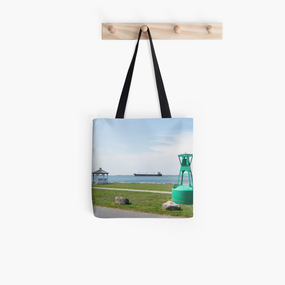 Ship Watching at East End Park Tote Bag