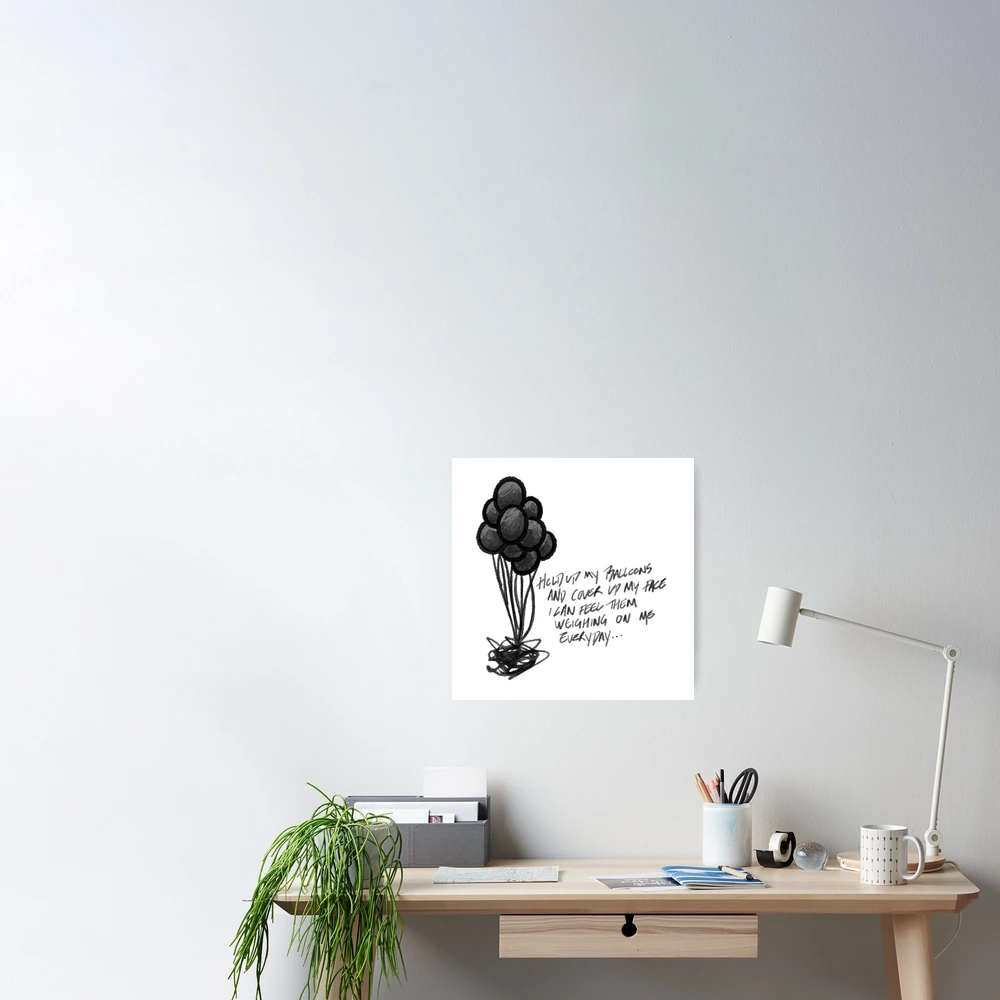 NF - Leave me alone lyrics  Poster for Sale by Lauulauuzart