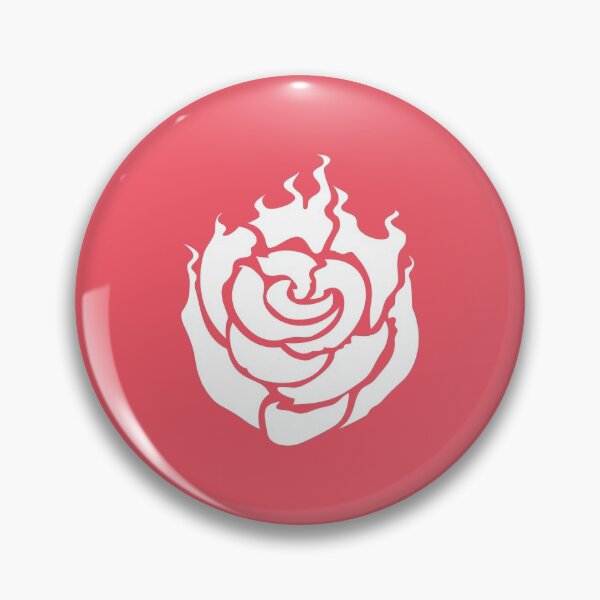 Item preview, Ruby Rose emblem (white, small) designed and sold by Notmypoison.