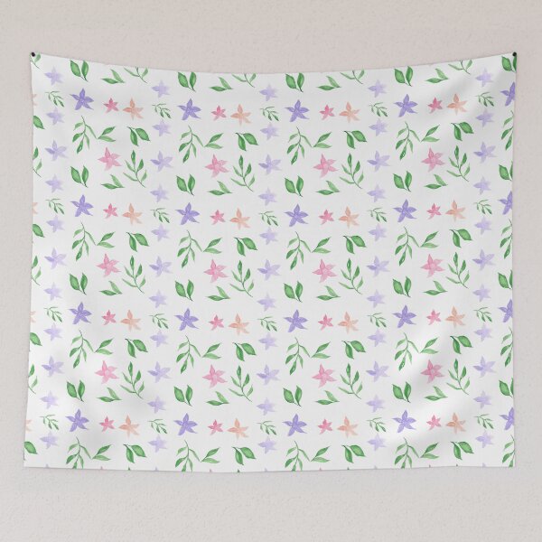 Item preview, Bright Floral Watercolor Pattern designed and sold by LoA-Lady.