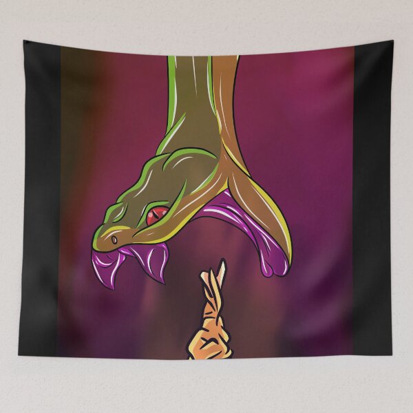 Item preview, Snake and tempura designed and sold by Ukiyograph.