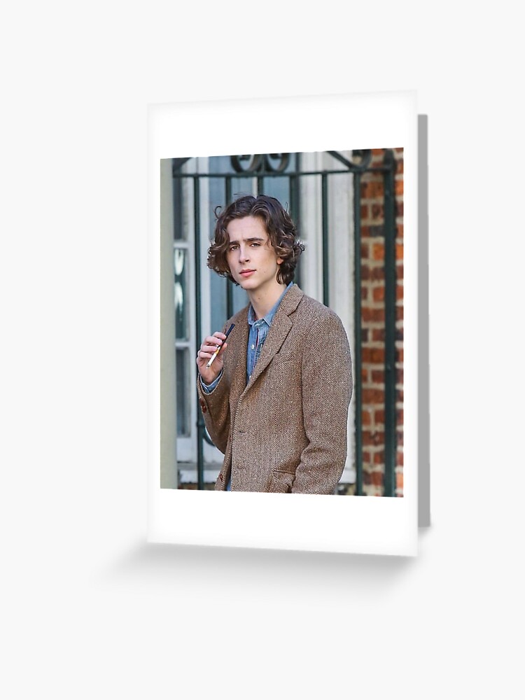 Timothée Chalamet A Rainy Day in New York Gatsby Blazer