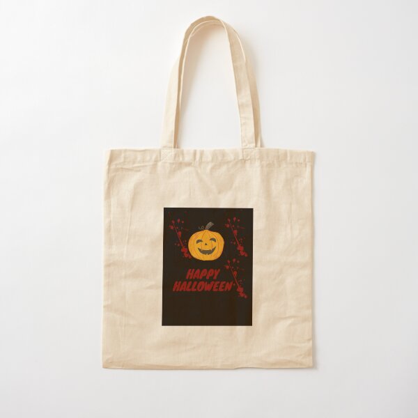 Happy Halloween Cotton Tote Bag
