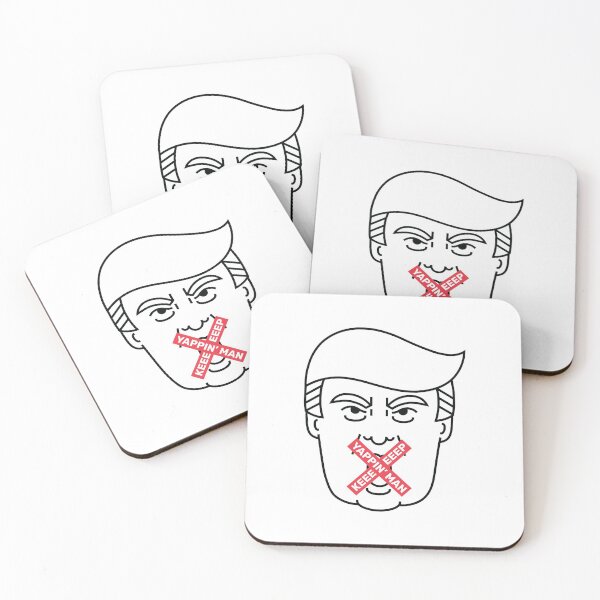 Item preview, Keep yapping man with trump's image designed and sold by lettersbysid.