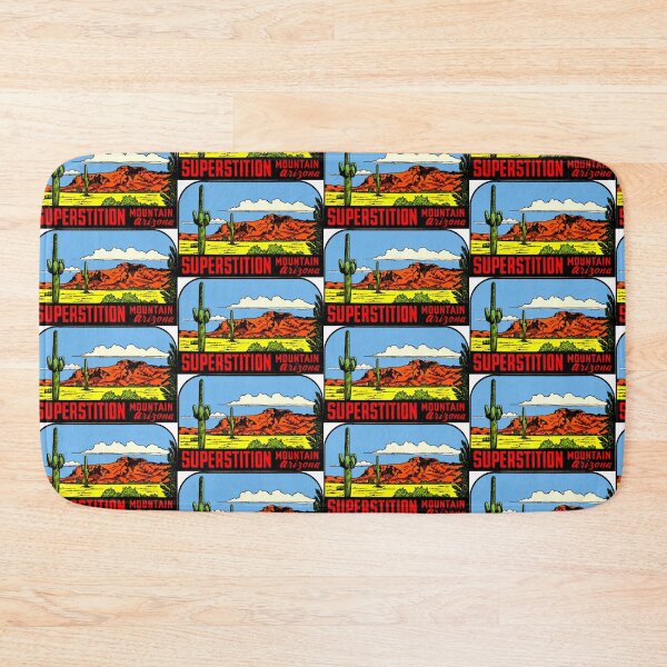 Item preview, Superstition Mountains Arizona Vintage Travel Decal designed and sold by hilda74.