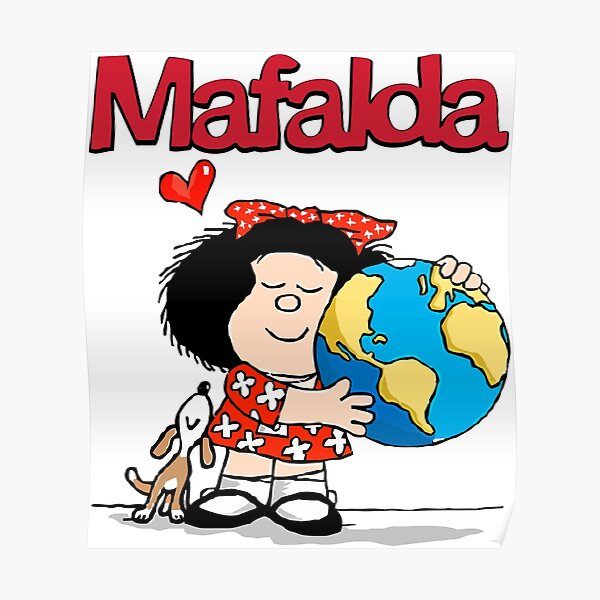 Mafalda ama la tierra. Póster