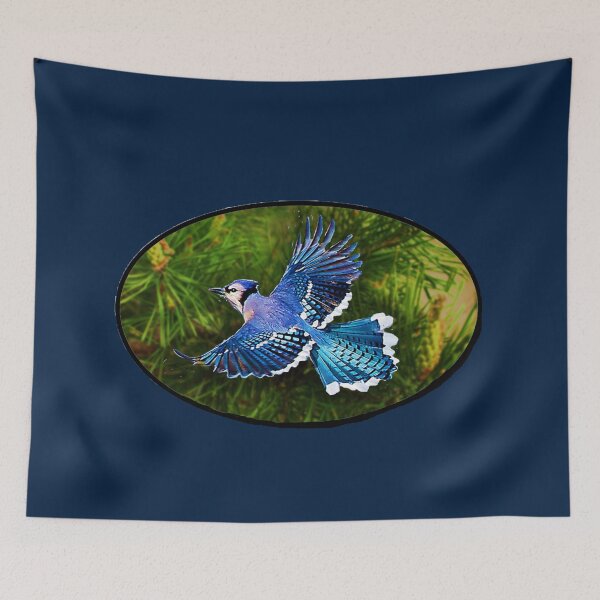 Item preview, bluejay in flight designed and sold by THE AMERICAN TEEVANGELIST.
