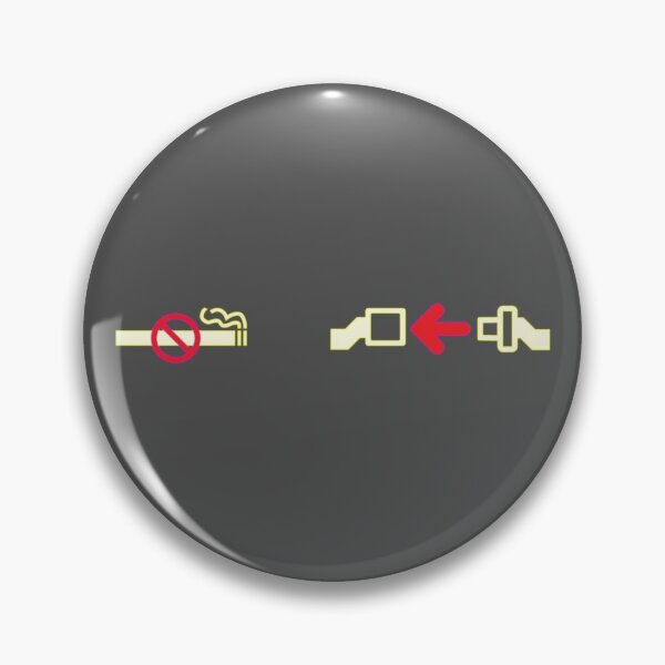 Item preview, No Smoking/Fasten Seatbelt sign designed and sold by DesignByMH.
