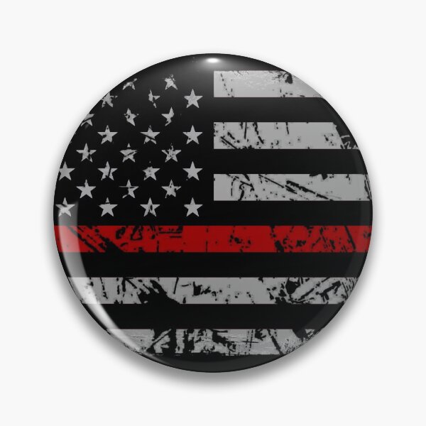 Item preview, Thin Red Line Flag - Firefighter Tribute (Horizontal Version) designed and sold by BattleMtnArmory.
