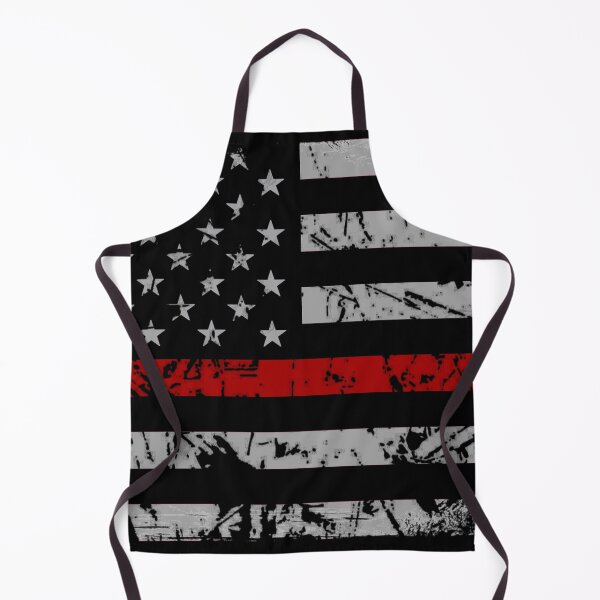 Item preview, Thin Red Line Flag - Firefighter Tribute (Horizontal Version) designed and sold by BattleMtnArmory.