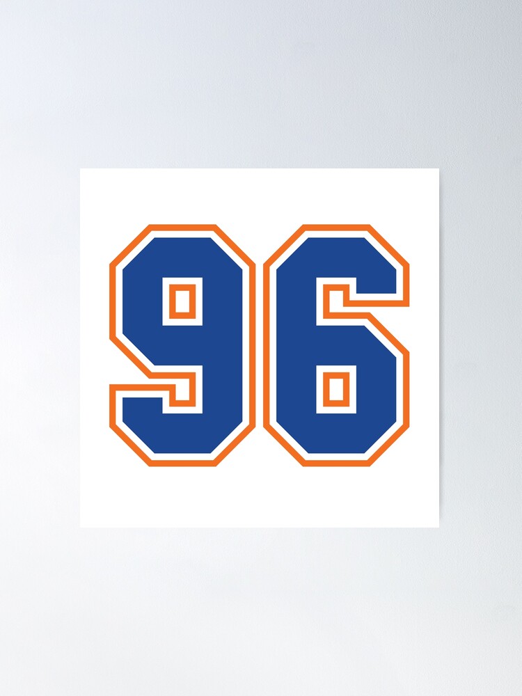 Ninety-Six Jersey Number Sports 96 Sticker for Sale by