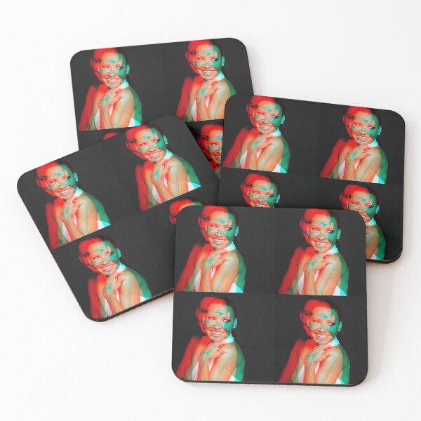 Item preview, Naya Rivera Chromatic art 4, Blue and red designed and sold by NayaRivera.