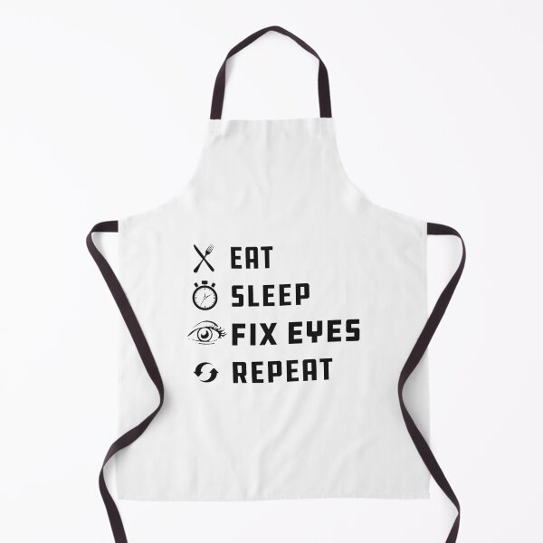 Item preview, Eat Sleep fix eyes repeat designed and sold by kchappyshop.
