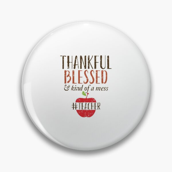 Item preview, Thankful Blessed and Kind of a Mess Teacher Fall Autumn Teacher thanksgiving teacher gifts Idea designed and sold by clothesy7.