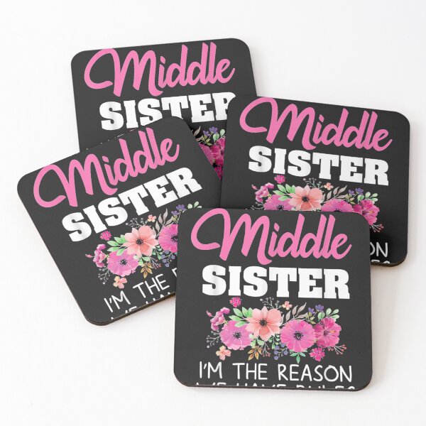 Item preview, Middle Sister Rule Sisters Matching Funny Middle Child designed and sold by harolhaw.