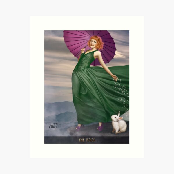 Belles Dames Tarot: The Fool Art Print