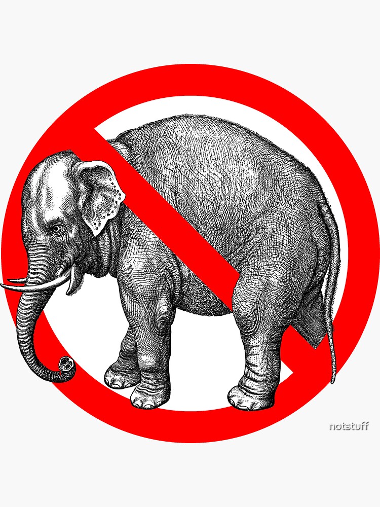 Not Republican - Elephant by notstuff