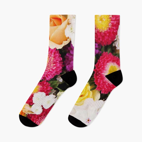 Item preview, Pretty Colorful Flower Pattern designed and sold by Mary Riley.