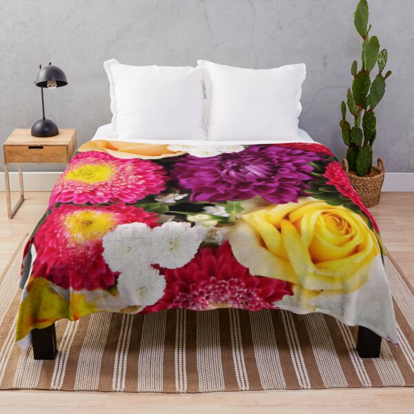 Item preview, Pretty Colorful Flower Pattern designed and sold by Mary Riley.