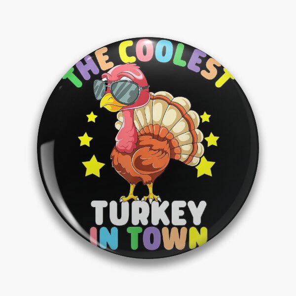 Item preview, The Coolest Turkey In Town Kids Happy Thanksgiving Gift designed and sold by davidruddca.