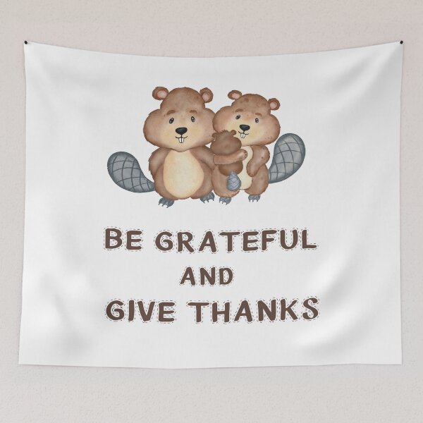Item preview, Be grateful and give thanks designed and sold by Designhub14.