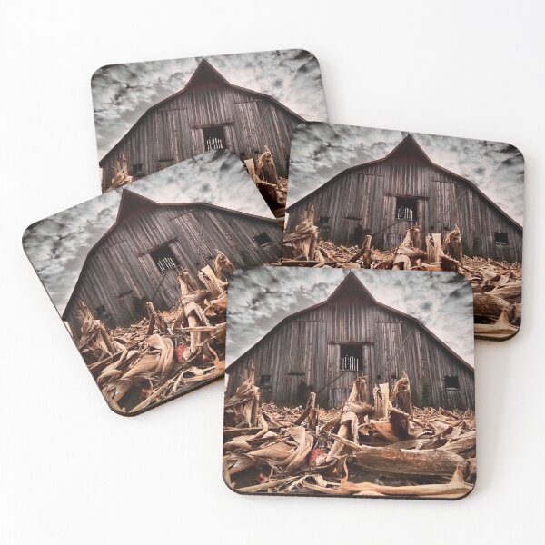 Item preview, Dramatic skies barn in the autumn fall. designed and sold by WayneSheridan.
