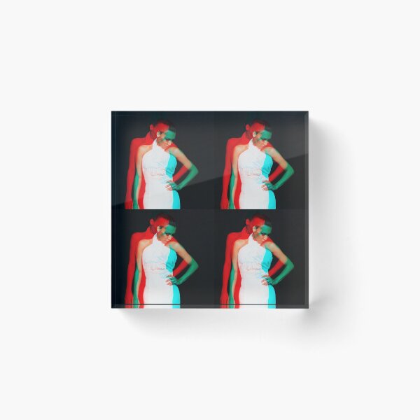 Item preview, Naya Rivera Chromatic art 3, Blue and red designed and sold by NayaRivera.