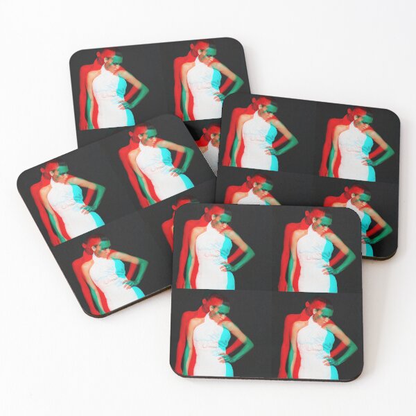 Item preview, Naya Rivera Chromatic art 3, Blue and red designed and sold by NayaRivera.
