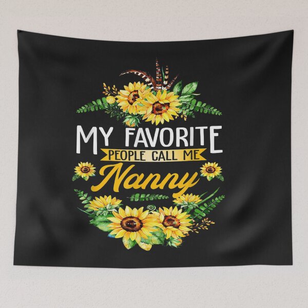Item preview, My Favorite People Call Me Nanny Thanksgiving Gift designed and sold by harolhaw.