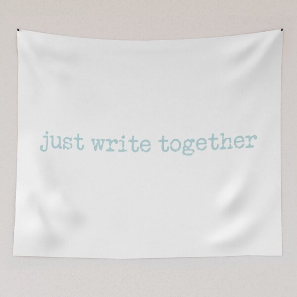 Item preview, just write together in sea green designed and sold by TeaRoseWriter.