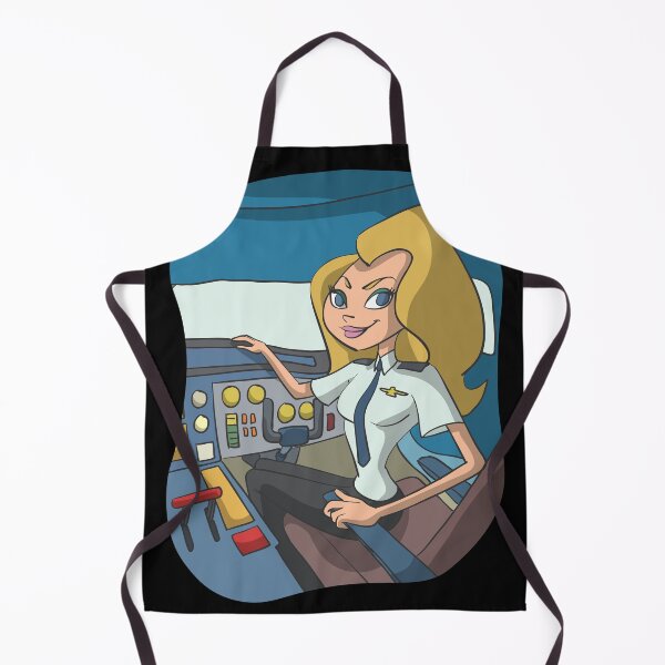 Item preview, Pilot lady in cockpit designed and sold by Monkey Ful.