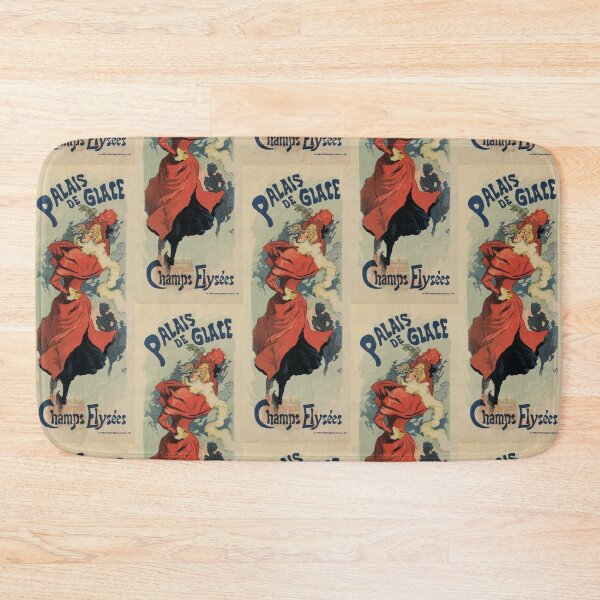Item preview, Vintage Paris Ice skating Jules Cheret designed and sold by aapshop.
