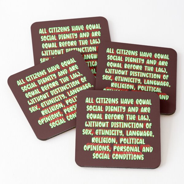 Item preview, Article 3 of Italian Constitution 031 designed and sold by ITALY-Roselli-.