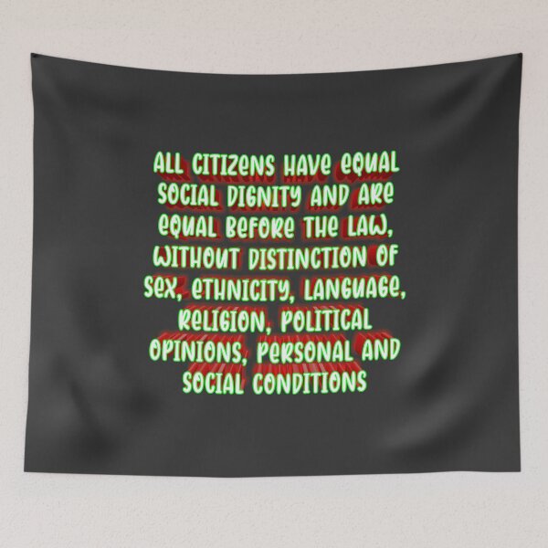 Item preview, Article 3 of Italian Constitution 031 designed and sold by ITALY-Roselli-.