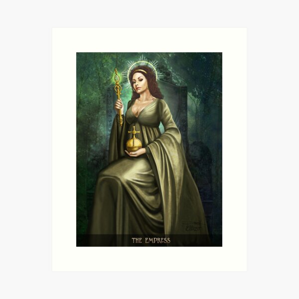 Belles Dames Tarot: The Empress Art Print