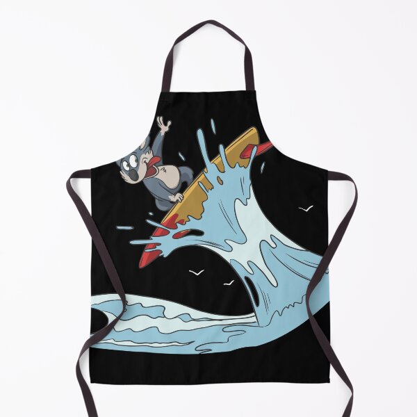 Item preview, Surfer pushed by wave designed and sold by Monkey Ful.
