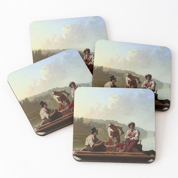 Item preview, Boatmen on the Missouri - George Caleb Bingham - 1846 designed and sold by CJET.